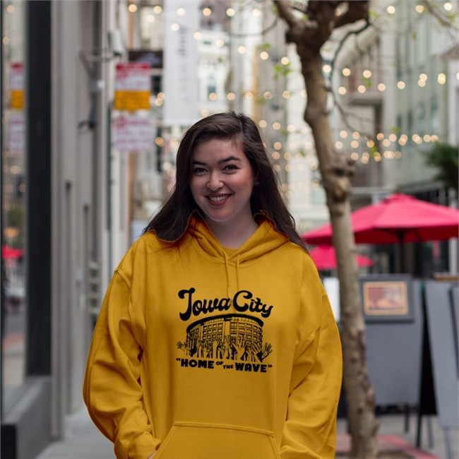 Iowa City Home Of The Wave T-Shirt Iowa City Home Of The Wave Shirt Charlie Hustle