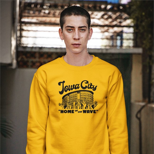Iowa City Home Of The Wave T-Shirt Iowa City Home Of The Wave T-Shirt Charlie Hustle Merch Store