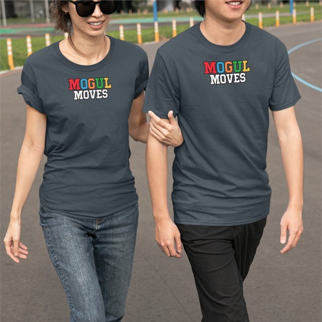 Retro Mogul Moves Drop Long Sleeve Tee Shirt White By Ludwig