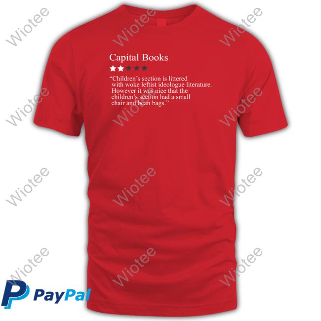 2 Stars For Woke Leftist Literature Capital Books New Tee Capital Books Onk 2 Stars For Woke Leftist Literature Shirt
