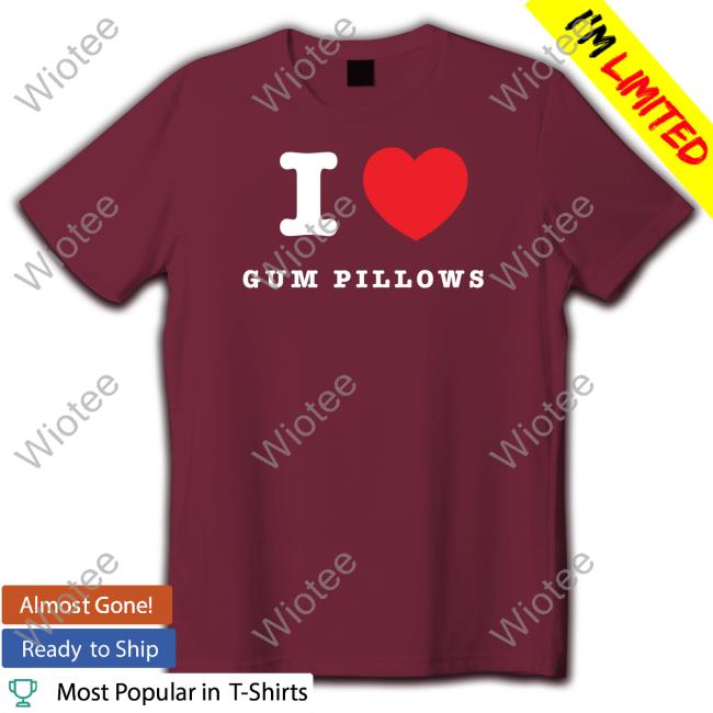 Andy 222 Merch I Heart Gum Pillows Long Sleeve Shirt Freezertarps222