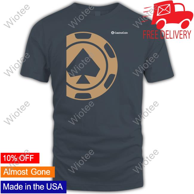 Casinocoin Gold Shirt Black