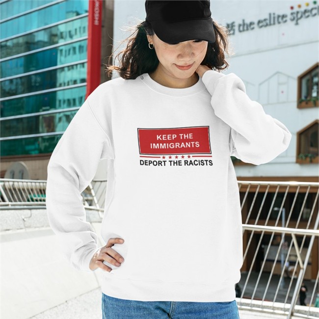 Keep The Immigrants Deport The Racists T Shirt D Earl Stephens Keep The Immigrants Deport The Racists Shirt Balance Of Power Merch Jon Cooper D Earl Stephens