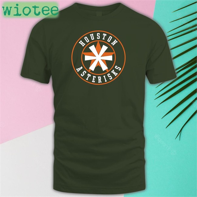 Houston Asterisks Long Sleeve T Shirt Tyrone Johnson