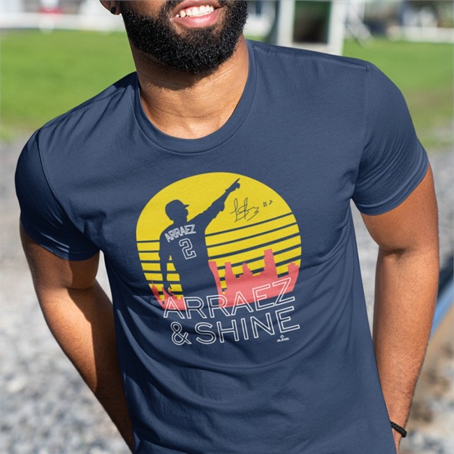 Arraez & Shine T Shirt Luis Arraez Bally Sports North Caleb Thielbar