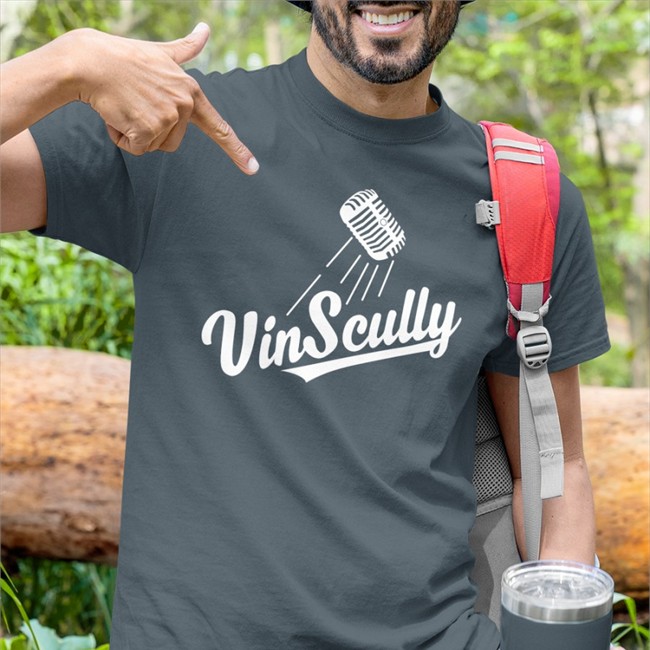 Vin Scully Microphone Shirts