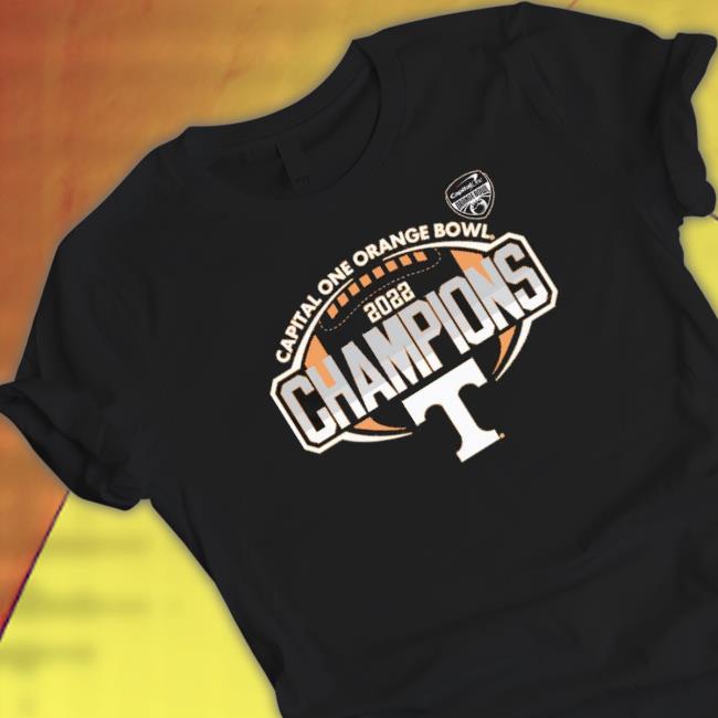 2022 Capital One Orange Bowl Champions Tennessee Volunteers Football T shirt