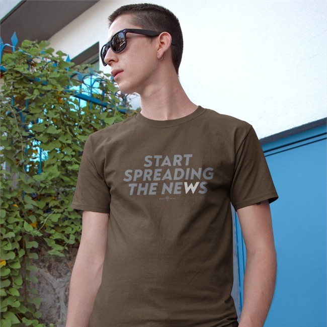 Start Spreading The News Shirt Rotowear Merch Start Spreading The News T Shirt
