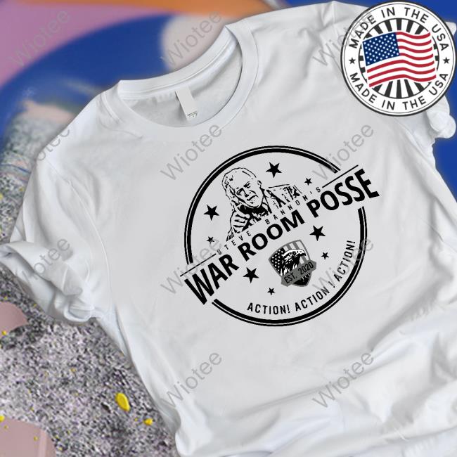 Steve Bannon's War Room Posse Sweatshirt Steve Bannon's War Room Posse Limited Edition Long Sleeve Tee