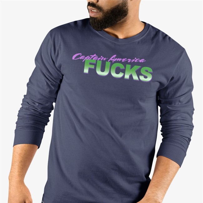 Captain America Fucks Shirt Funny