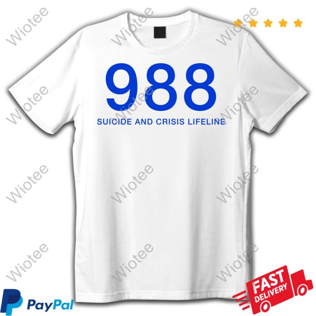 Official 988 Suicide And Crisis Lifeline Shirt Bybrazier Merch