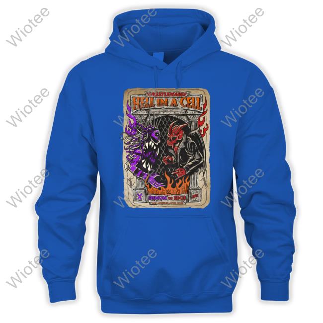 Wrestlemania Hell In A Cell Demon Vs Edge T Shirt Wrestlemania Hell In A Cell Shirts