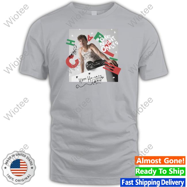 Charlie Puth Happy Holidays Charlie Hoodie Charlie Puth Happy Holidays Charlie Hooded Sweatshirt
