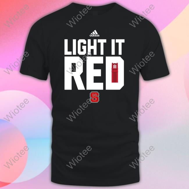 Dave Doeren Light It Red T Shirts North Carolina State University Luke DeCock Dave Doeren Light It Red Tee North Carolina State University
