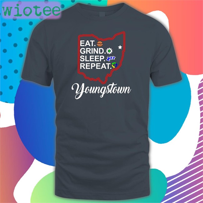 Tim Ryan Eat Grind Sleep Repeat Youngstown Long Sleeve T Shirt
