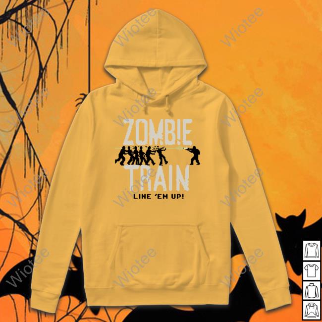 Call Of Duty Merch Zombie Train Line Em Up Tee Shirt Official Call Of Duty Merch Zombie Train Line Em Up T Shirt