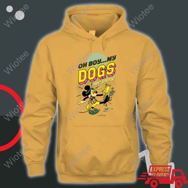 Oh Boy My Dogs Are Barking Tee Shirt RunDisney Expo Mickey Oh Boy My Dogs Are Barking Limited Edition Sweatshirt