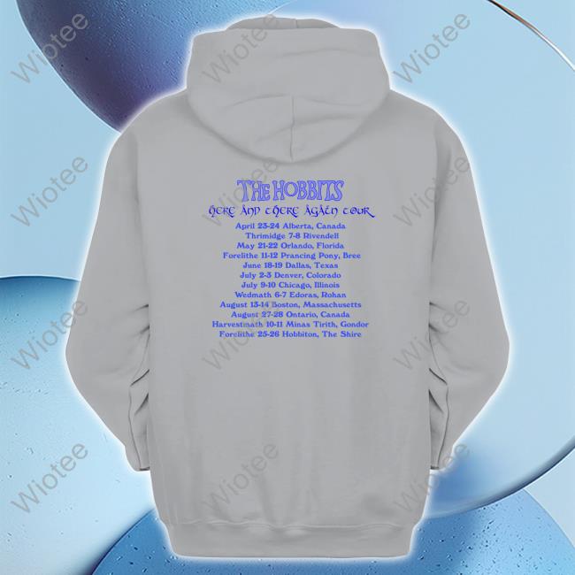 Official The Hobbits Tour White Tee The Hobbits Tour Tee Elijah Wood