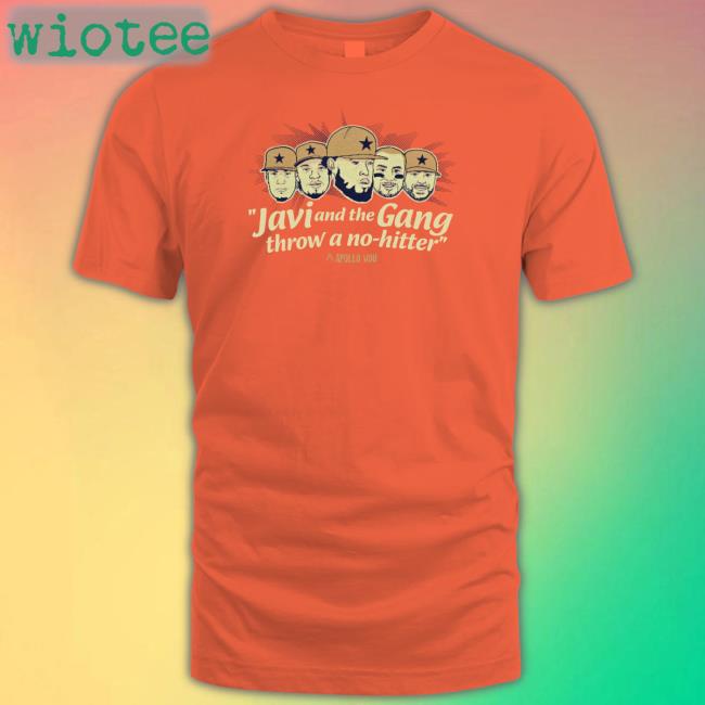 Apollohou Merch Javi And The Gang Throw A No Hitter Tee Shirt Apollo Media