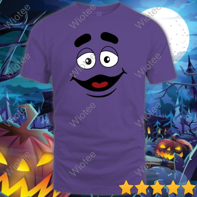 Mcdonalds Merch Official Grimace Hooded Sweatshirt
