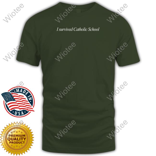 I Survived Catholic School Sweatshirt Edgewoodcollective Edgewoodcollective I Survived Catholic School Tank