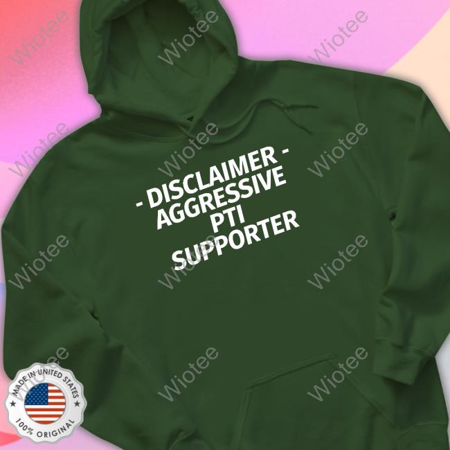 Disclaimer Aggressive Pti Supporter Tee Disclaimer Aggressive Pti Supporter Shirt Black