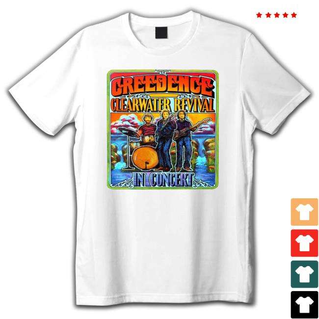 Official Creedence Clearwater Revival In Concert Premium Tee