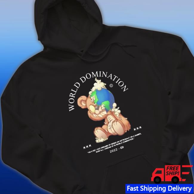 Official Jollz world domination teddy 2022 T-Shirt Jollz world domination teddy 2022 Hoodie