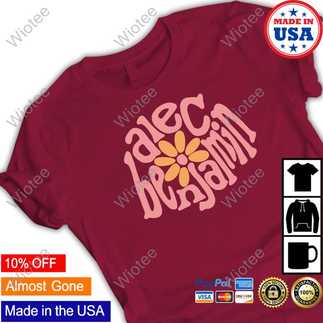 Alec Benjamin Wavy Flower Tee Alec Benjamin Merch Wavy Flower Shirts