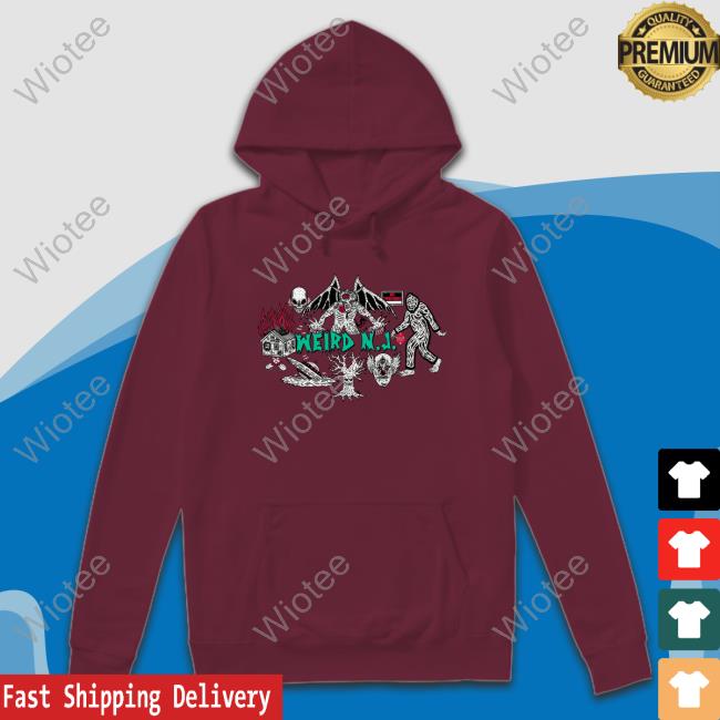 Taylor Pork Roll Weird NJ Pullover Long Sleeve Tee Shirt Weird NJ Pullover Tee