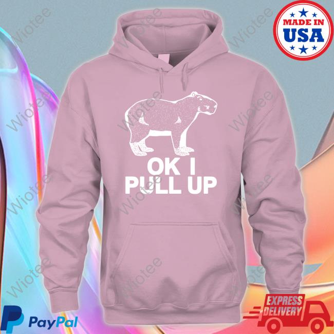 Capybara Man Merch Ok I Pull Up Hooded Sweatshirt Capybaraman Capybara Man Ok I Pull Up Tee
