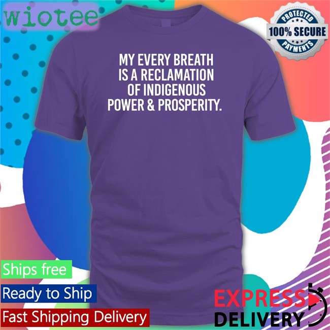 My Every Breath Is A Reclamation Of Power & Prosperity Hoodie Drblackdeer