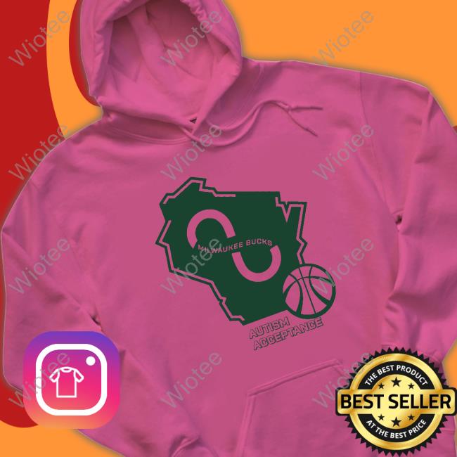 Milwaukee Bucks Autism Acceptance T Shirt Official Milwaukee Bucks Autism Acceptance Tee