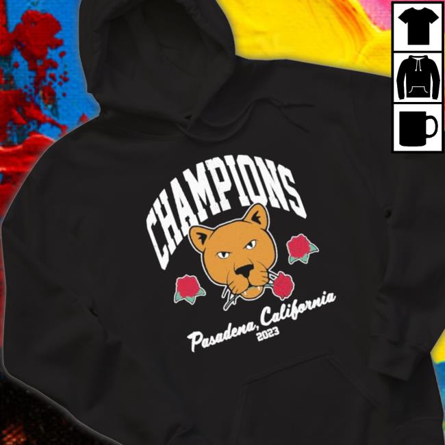 Official Champions Pasadena California 2023 Hooded Sweatshirt