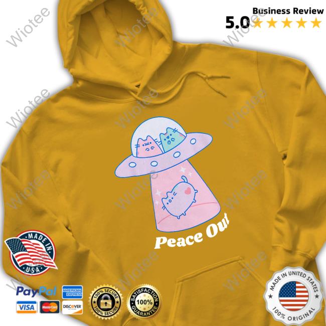 Pastel Pusheen Peace Out T Shirts Pastel Pusheen Peace Out Long Sleeve Shirt