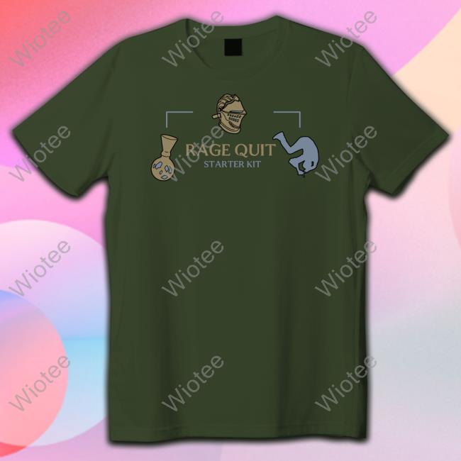Official Unsubscribe Podcast Rage Quit Starter Kit T Shirt Unsubscribe Podcast Merch Rage Quit Starter Kit Crewneck Sweatshirt
