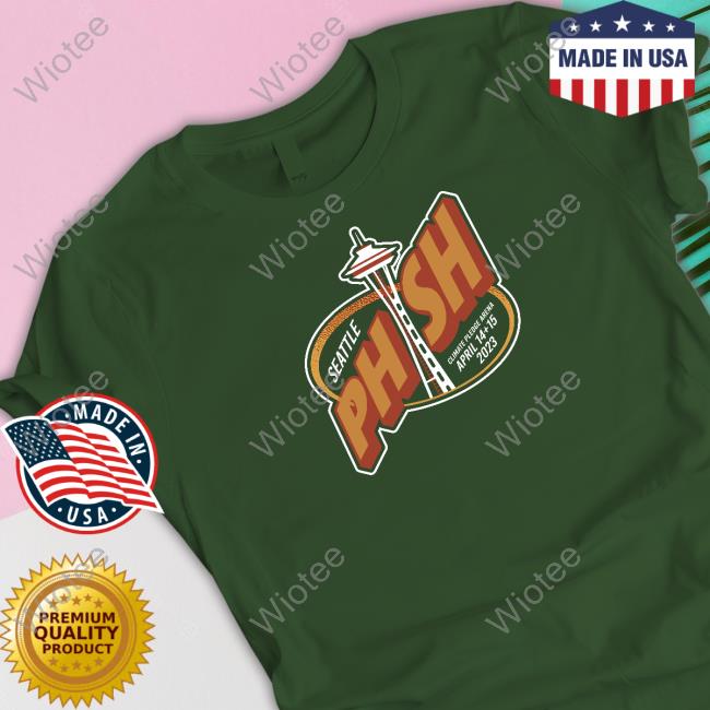 Official Seattle Phish Climate Pledge Arena April 14 15 2023 Long Sleeve Tee