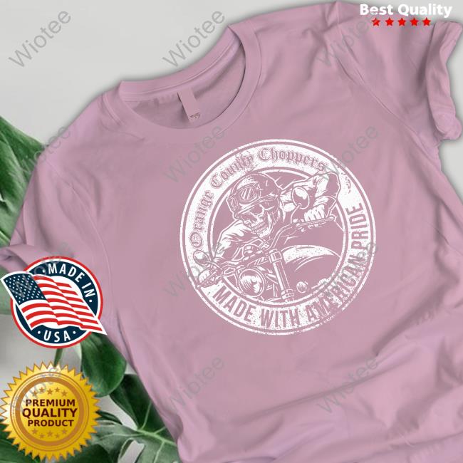 American Pride Bike Badge T Shirt Official Orange County Choppers American Pride Bike Badge T Shirt