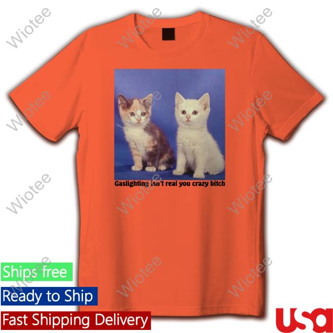 Gaslighting Isn't Real You Crazy Bitch Shirt