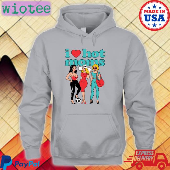 I Heart Hot Moms Group Sand Tank Top