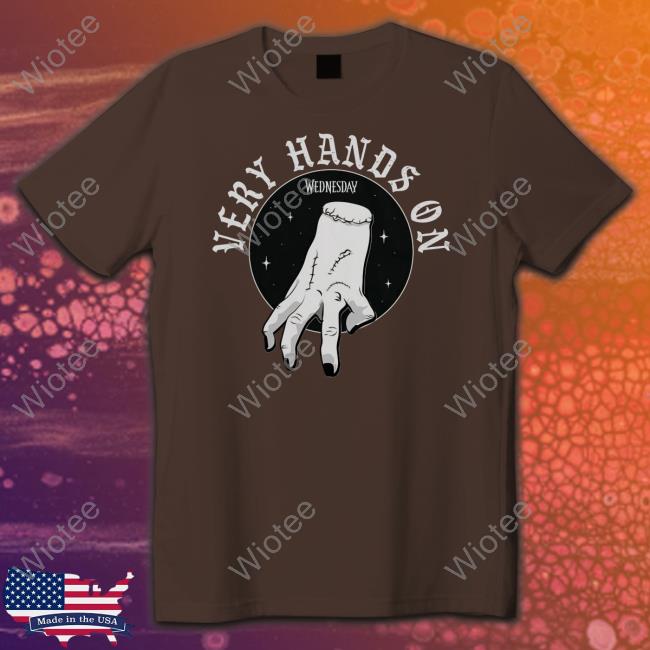 Thepopinsider Wednesday Very Hands On Tank Thepopinsider Wednesday Very Hands On Long Sleeve T Shirt