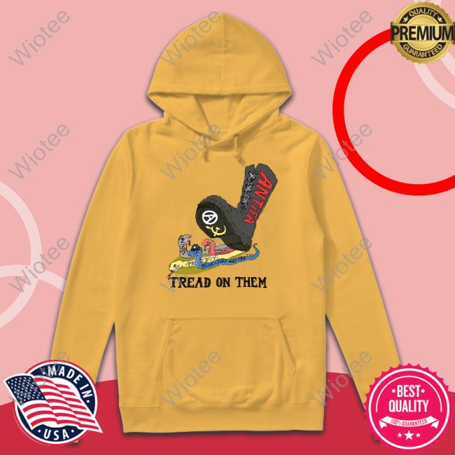 Antifa Tread On Them Shirt Yellow
