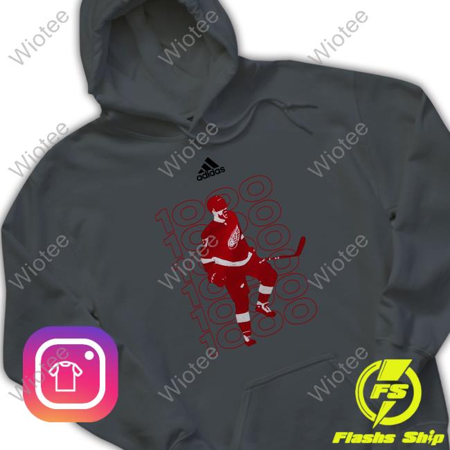 Detroit Red Wings David Perron 1000Th Sweatshirt Dp_57 Official David Perron 1000Th Tee Shirt