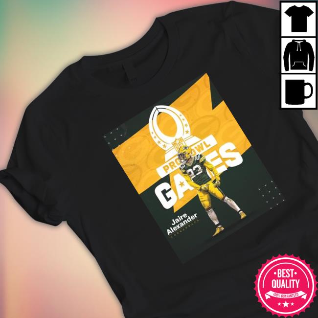 Official Green Bay Packers Jaire Alexander Cornerback Pro Bowl Games 2022 Hooded Sweatshirt Green Bay Packers Jaire Alexander Cornerback Pro Bowl Games 2022 Hoodie
