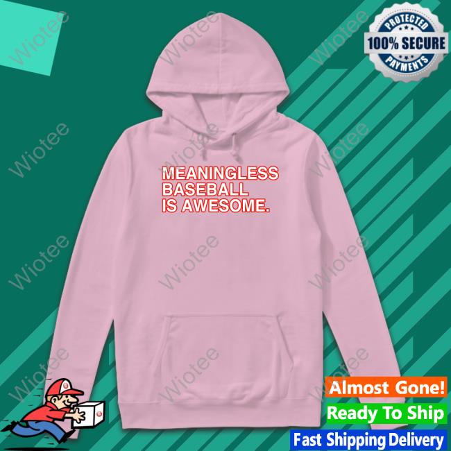 Meaningless Baseball Is Awesome Hoodies