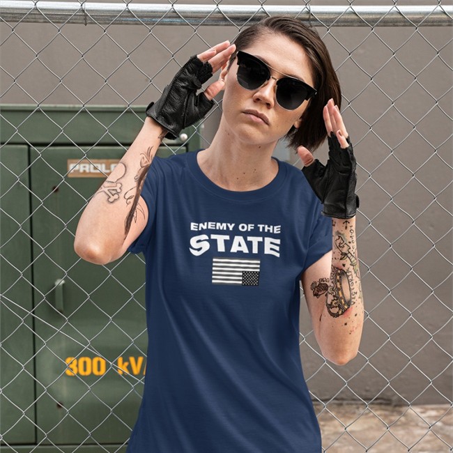 Enemy Of The State Hat Black