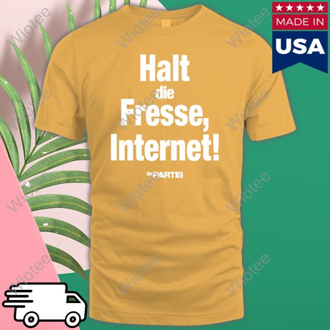 Halt Die Fresse Internet Die Partei Shirt Martin Sonneborn Cap