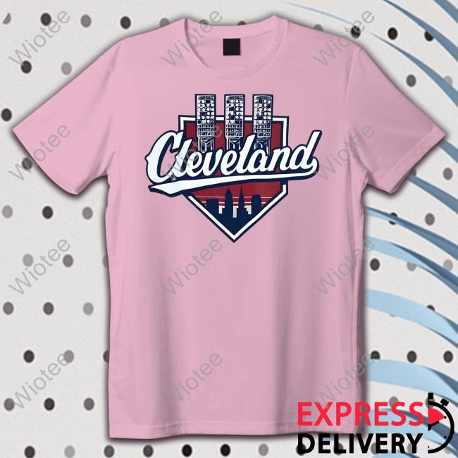 Official Cleveland Baseball Lights Beige Long Sleeve Tee Gv Art And Design Cleveland Baseball Lights Beige Shirt