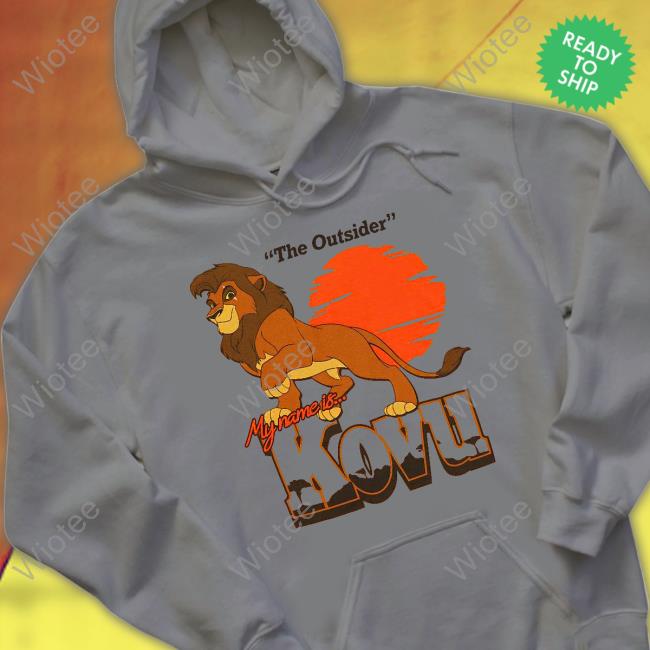 The Outsider My Name Is Kovu Shirt Official The Outsider My Name Is Kovu Hoodie