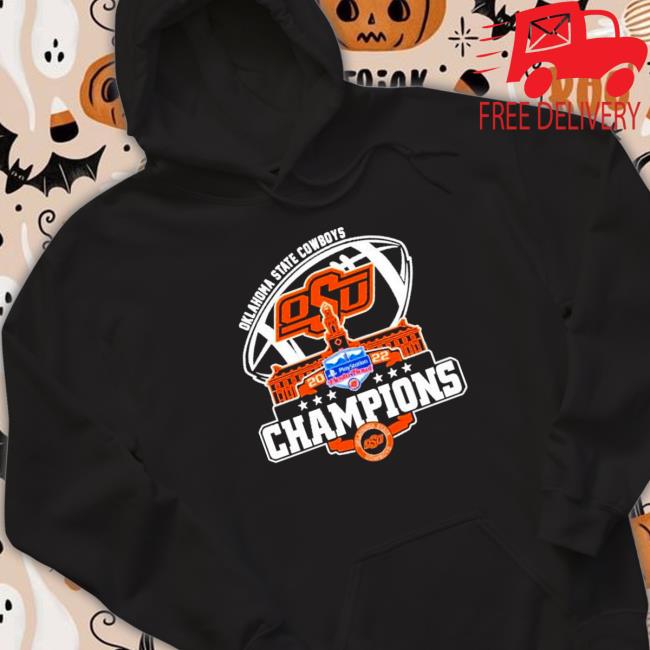 Official Oklahoma State Cowboys Logo Playstation City 2022 Champions Tee Shirts